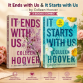 It Ends with Us & It Starts with Us by Colleen Hoover – Paperback Book Combo | Emotional Romance Novel Set